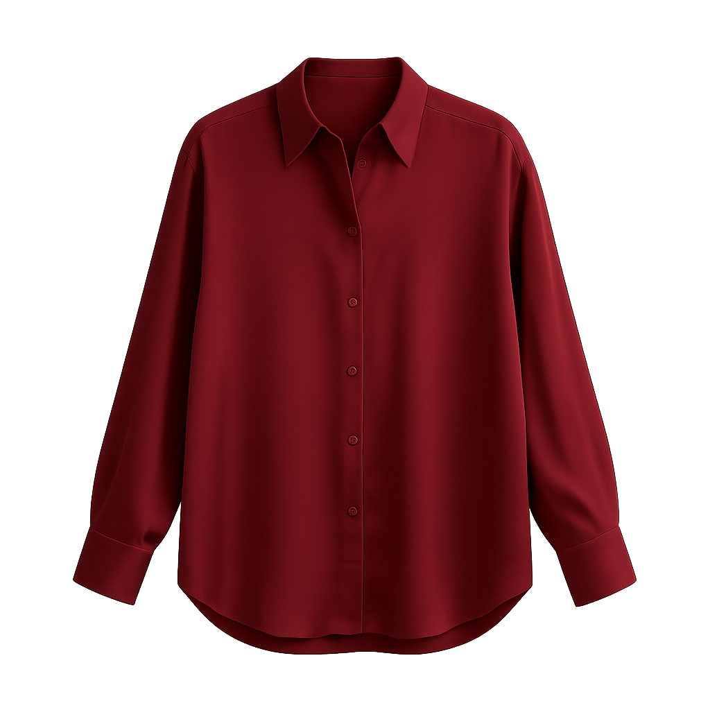 Crimson Silk Shirt -  Houtward Shirts