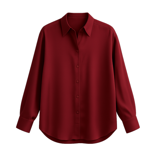 Crimson Silk Shirt -  Houtward Shirts
